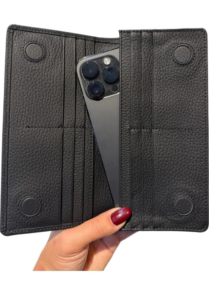 Erkek Suni Derisi El Çantası Siyah fırsatları