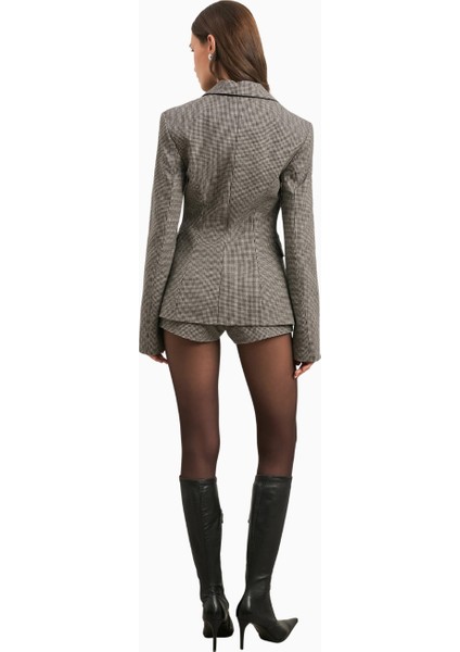 Single Breasted Cinched Waist Blazer Kadın Ceket indirimleri