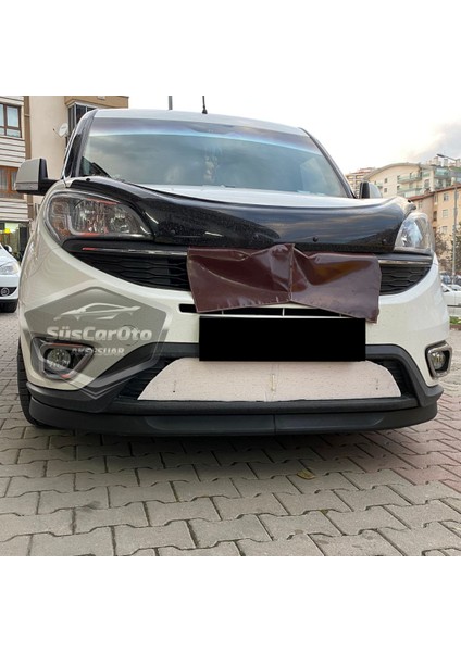 Fiat Doblo D4 2015-2021 Uyumlu Üniversal Astra H Lip Esnek Ön Lip 2 Parça Tampon Altı Dil Karlık Ön Ek
