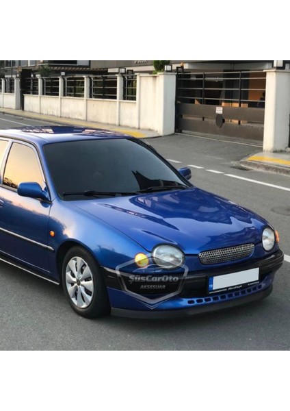 Toyota Corolla Terra 1999-2002 Uyumlu Üniversal Astra H Lip Esnek Ön Lip 2 Parça Tampon Altı Dil Karlık Ön Ek