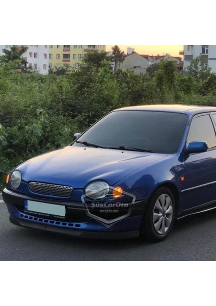 Toyota Corolla Terra 1999-2002 Uyumlu Üniversal Astra H Lip Esnek Ön Lip 2 Parça Tampon Altı Dil Karlık Ön Ek