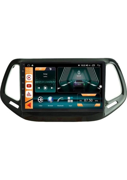 Jeep Compass 2016/2017 Androidauto/carplay Multimedya