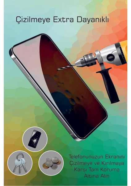 iPhone 13 Pro Şeffaf Kırılmaz Ekran Koruyucu Ultra Ince, Anti Çizik & Darbeye Dayanıklı Korumalı fiyatları