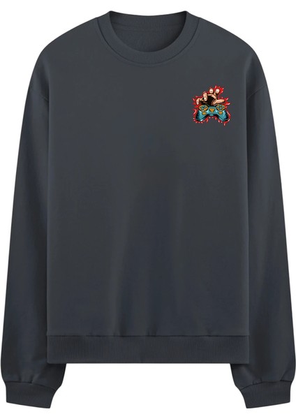 Kontrol Çığlığı Oversize Sweatshirt