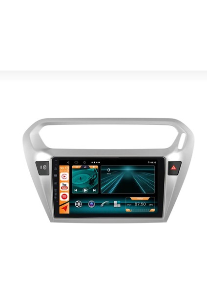 Citroen C-Elysee Gri 2012/2021 Androidauto/carplay Multimedya