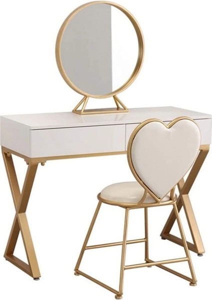 Metal Makyaj Aynası, 50 cm Masa Üzeri Ayna, Kozmetik Ayna indirimleri