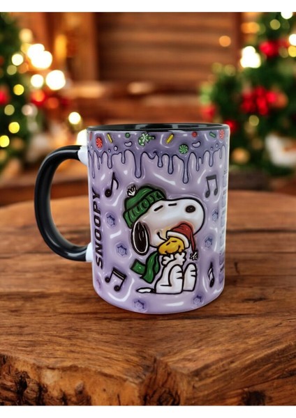 Snoopy Hediyelik Tasarım Kupa Bardak- Ev Ofis Çay Kahve Kupası- Retro Hediye Kupa fiyatları