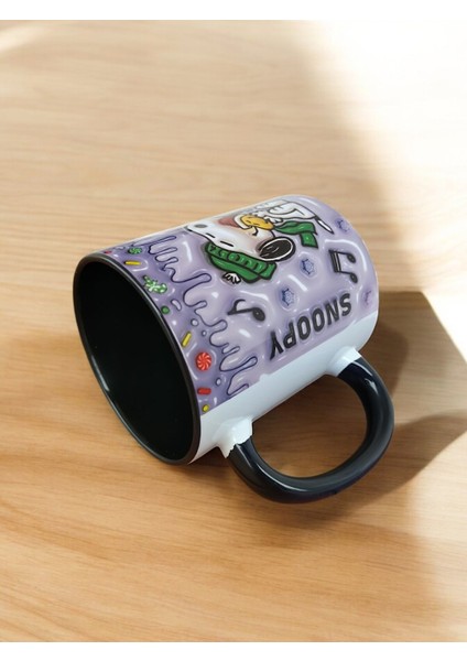 Snoopy Hediyelik Tasarım Kupa Bardak- Ev Ofis Çay Kahve Kupası- Retro Hediye Kupa fırsatları