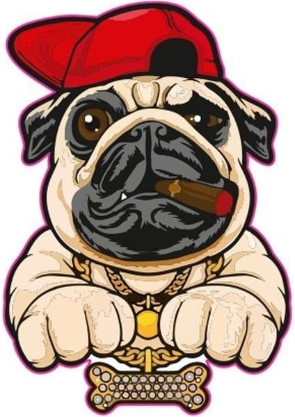 Kabartmalı Yeni Kızgın Boğa Motor ve Oto Sticker 7x7,5 cm Ölçüsünde