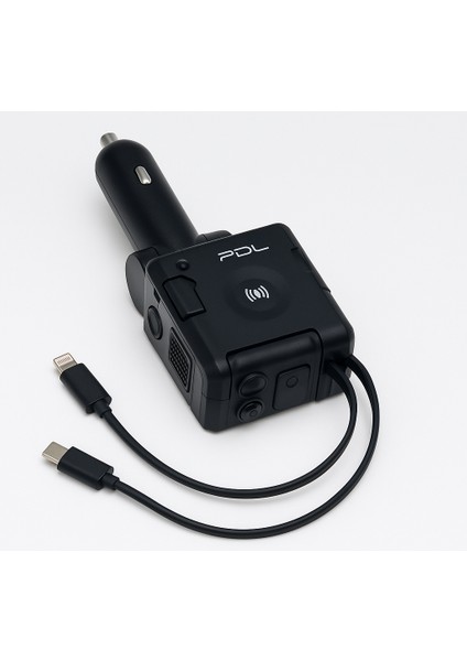 66W Geri Çekilebilir Hızlı Araç Şarj Aleti (4’ü 1 Arada