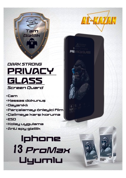 iPhone 13 Pro Max Uyumlu Hayalet Ekran Koruyucu –ultra Ince Şeffaf, Anti Çizik & Darbeye Dayanıklı