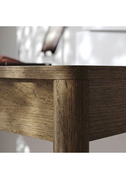 Tonstad Çalışma Masası Kahverengi Meşe Kaplama 140 x 75 cm indirimleri