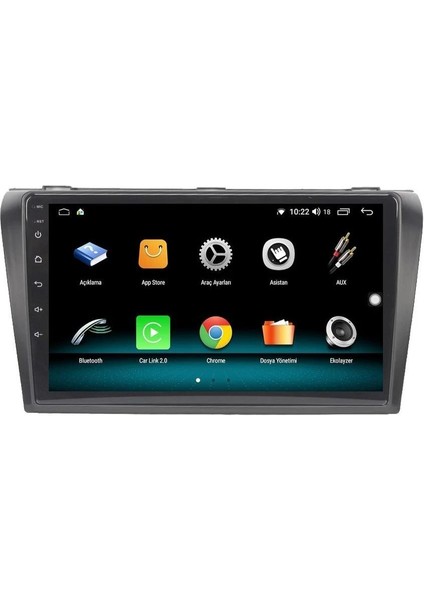 Mazda 3 2004/2009 Androidauto/carplay Multimedya