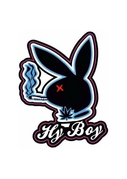 Kabartmalı Yeni Parmak Motor ve Oto Sticker 7x9 cm Ölçüsünde