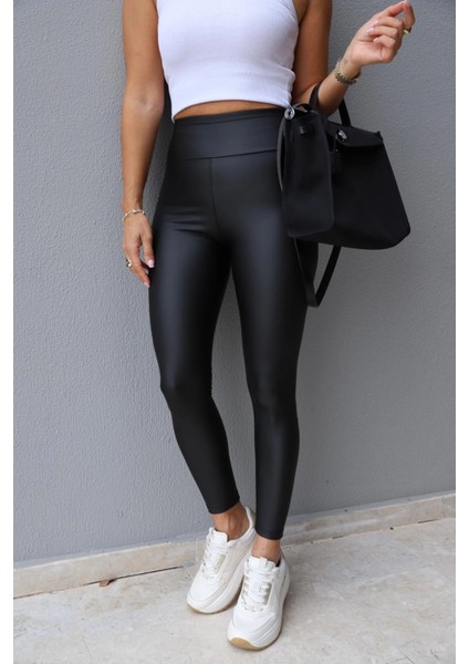 Siyah Mat Deri Tayt fiyatları