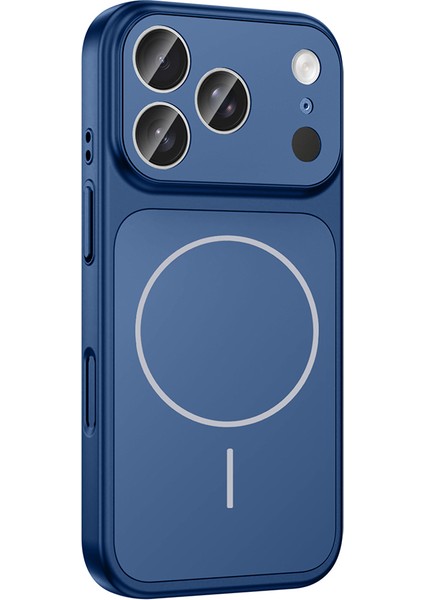 iPhone 17 Pro Kılıf Gkm M-Safe Şarj Özellikli Kamera Korumalı Formen Kapak - Gold modelleri