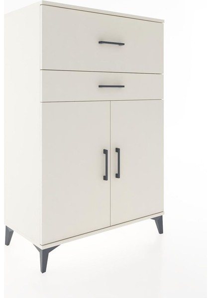 Hyperion Dolap Tek Raflı 2 Çekmeceli 2 Kapaklı 88X44X134 Aytaşı-Aytaşı fiyatları