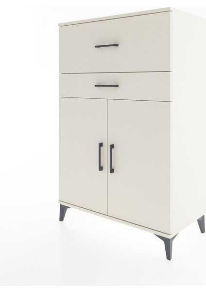 Hyperion Dolap Tek Raflı 2 Çekmeceli 2 Kapaklı 88X44X134 Aytaşı-Aytaşı modelleri