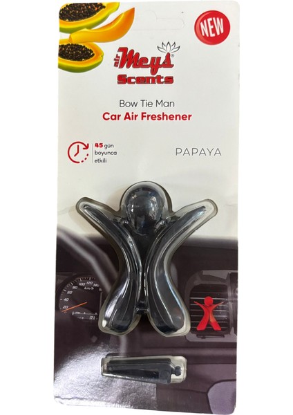 Araç Kalorifer Kokusu (Bow Tie Man) Papaya Vanilya Zafira 3 Adet Fiyatı fiyatları