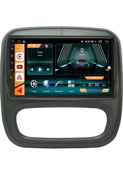 Renault Traffic 2015/2019 Androidauto/carplay Multimedya