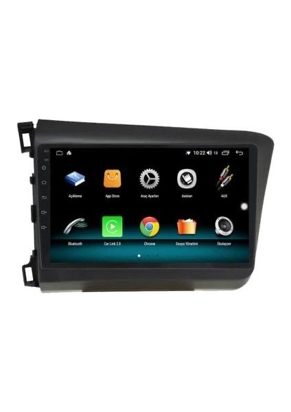 Honda Civic 2012/2016 Androidauto/carplay Multimedya