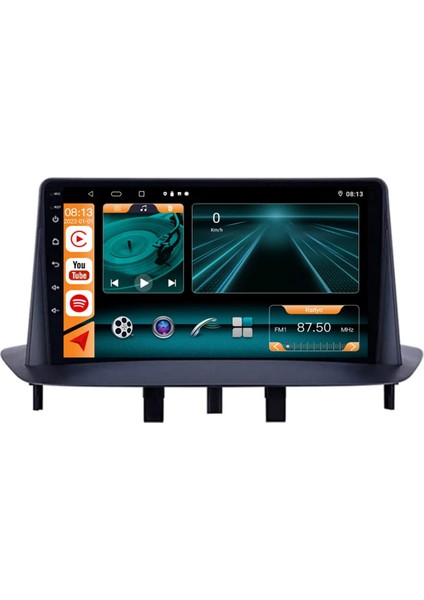 Renault Megane 3 2010/2016 Androidauto/carplay Multimedya