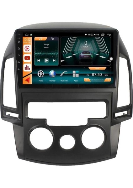 Hyundai I30 Manuel Klima 2008/2011 Androidauto/carplay Multimedya