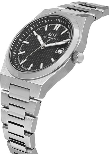 RMS.1.AG1611.02-W Kristal Cam Takvimli 5 Atm Suya Dayanıklı Metalik Renk Erkek Kol Saati fiyatları