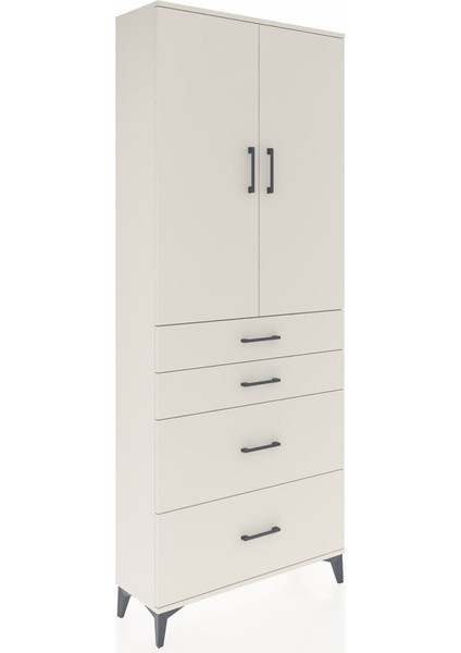 Arges Dolap 3 Raflı 4 Çekmeceli 2 Kapaklı 88X30X221 Aytaşı-Aytaşı fiyatları