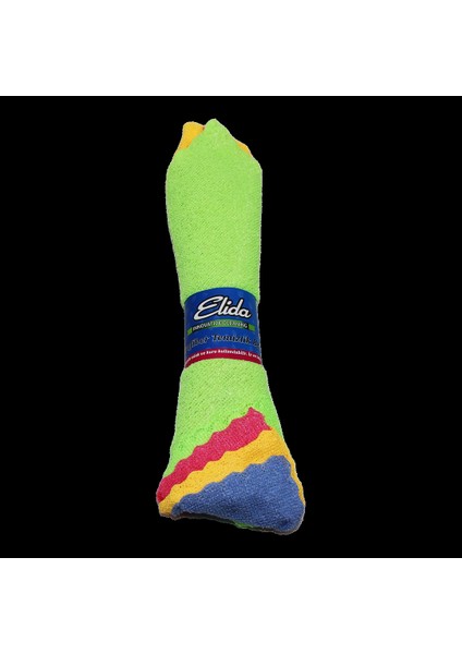 4 Parça Dürüm Yuvarlak Sarım Mikrofiber Temizlik Bezi (5148)