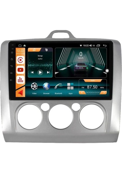 Ford Focus Manuel Klima 2007/2011 Androidauto/carplay Multimedya