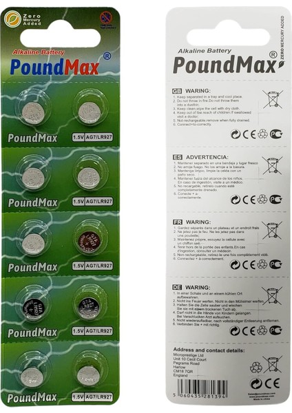 10X Ag7, LR57, LR927, 395 1,5V Alkalin Pil Düğme Hücreleri, SR927, SR927W Saat Oyuncakları, Küçük Elektronik Cihazlar, Saatler, Araba Anahtarları, Uzaktan Kumandalar, Teraziler Için fiyatları