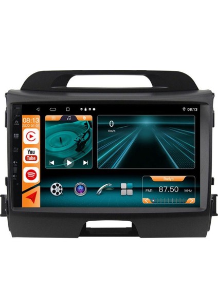 Kia Sportage 2011/2015 Androidauto/carplay Multimedya