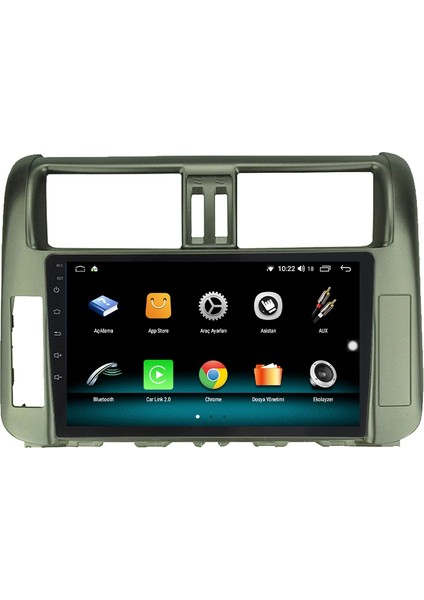 Toyota Prado 2010/2013 Androidauto/carplay Multimedya
