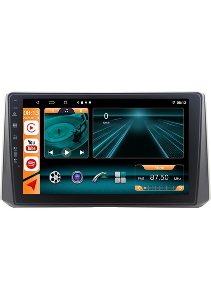 Toyota Corolla 2019/2024 Androidauto/carplay Multimedya