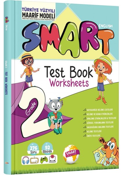 Grade 2 Smart English Test Book Worksheets