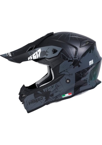 Crak Full Face Bisiklet Kaskı Sway 617