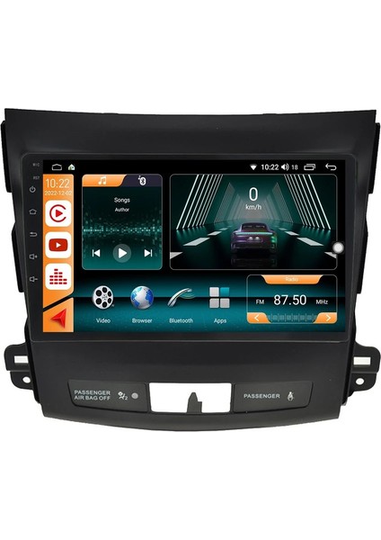 Mitsubishi Outlander 2008/2014 Androidauto/carplay Multimedya