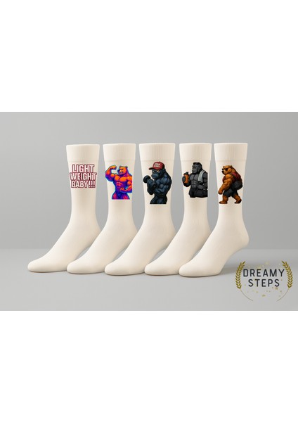 5'li Paket Avantajı, Kişiye Özel Fotoğraf Baskılı Çorap | Unisex Tasarım | Hediye Seçeneği