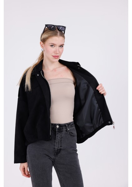 Oversize Süet Bomber Ceket fırsatları