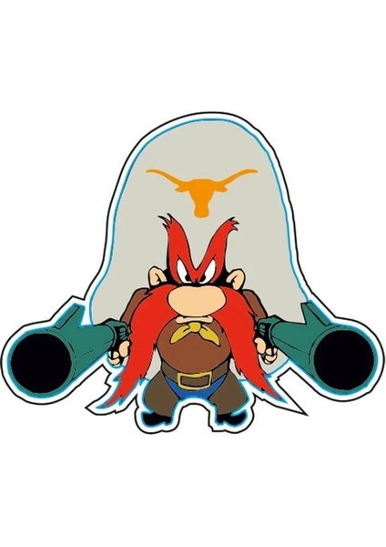 Kabartmalı Yeni Gargamel Motor ve Oto Sticker 7x9,5 cm Ölçüsünde