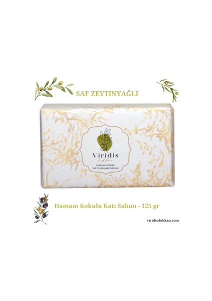 🛁 Saf Zeytinyağlı Hamam Kokulu Katı Sabun