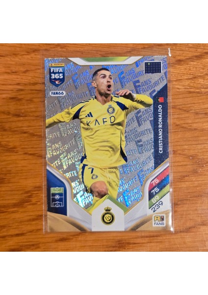 2026 Cristiano Ronaldo Fans Favourite Silver Oyun Kartı - FAN66