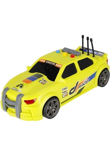 Ctoy Işıklı ve Sesli Neon Yeşil Yarış Arabası