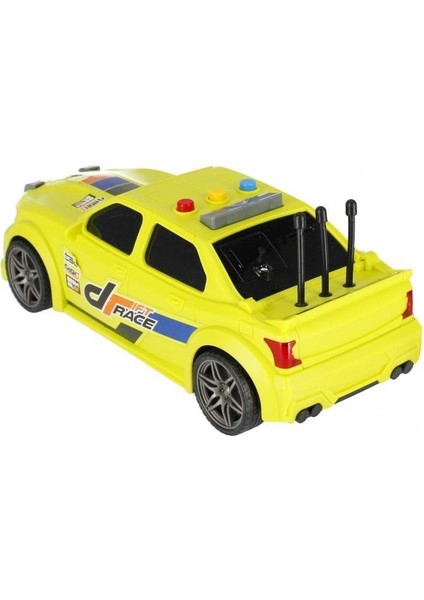 Ctoy Işıklı ve Sesli Neon Yeşil Yarış Arabası