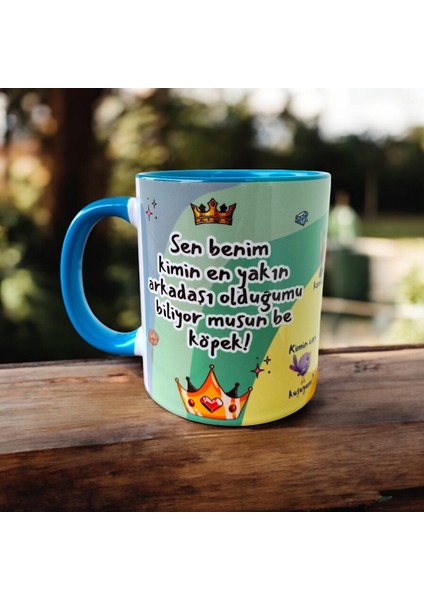 Prens-Sen Benim Kimin En Yakın Arkadaşı Olduğumu Biliyor Musun Yazılı Hediyelik Kupa Bardak fırsatları