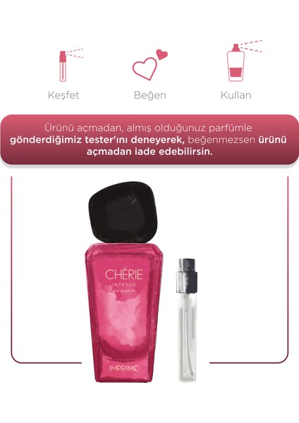 Chérie Intense Edp Kadın Parfüm 50ML | Meyveli & Misk | Elma, Mandalina, Gül, Müge, Vanilya, Misk fırsatları