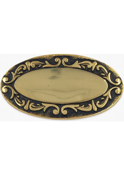 Pirinç Döküm Kapı Isimliği 9X5CM