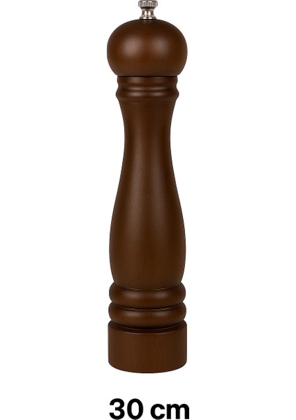 Viyana 30 cm Ahşap Karabiber Değirmeni – Paslanmaz Çelik Öğütme Mekanizmalı