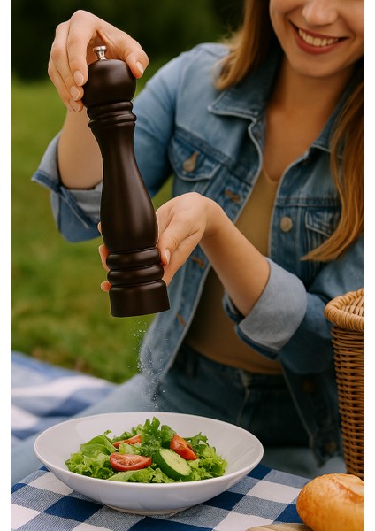 Viyana 30 cm Ahşap Karabiber Değirmeni – Paslanmaz Çelik Öğütme Mekanizmalı modelleri